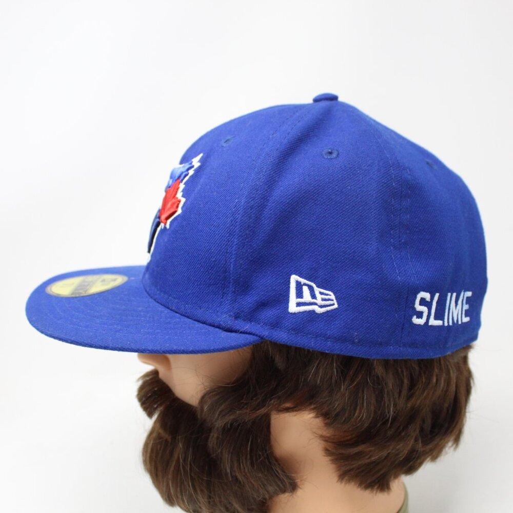 Toronto Blue‎ Jays Hat NWT Fitted 7 5/8 Blue New Era 59FIFTY On-Field MLB Cap - Picture 4 of 13